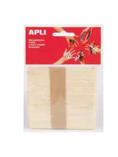 Drveni štapići Apli natur 114x10mm 50/1 13063