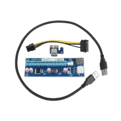 Gembird PCI-Express riser add-on card, PCI-ex 6-pin power connector