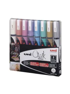Uni pak marker pwe-5m chalk_kreda metallic 8/1