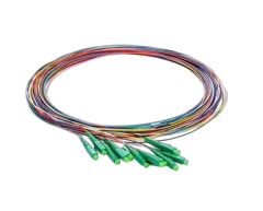 NFO Fiber optic pigtail LC APC, SM, G.657A2, 900um, 2m, LSZH, 12 pack