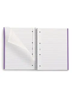 Kolegij blok Miquelrius A4 90g 80L spiralni crte Recycled cardboard be eco amethyst MR46887