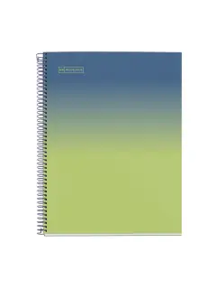 Kolegij blok Miquelrius A4 90g 80L spiralni kocke Gradient Blue & Lemon MR4446