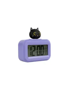 Sat budilica iTotal Cats digitalni crni XL2835