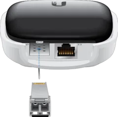Ubiquiti Networks 1GB Fiber open slot to 1GbE RJ45 PoE Converter