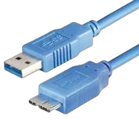 Transmedia USB 3.0 type A plug - Micro USB type B plug, 5,0 m