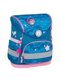 Torba školska Belmil compact with patches mermaid 405-41/AG/B/3