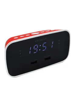 Radio budilica AIWA CRU-19RD, BT, crveni