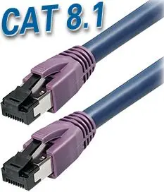 Transmedia Cat8.1 SFTP Kabel 10,0M, dark blue