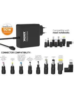 Port univerzalni punjač+USB-C 90W za prijenosnike
