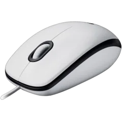 Logitech M100 mouse White, USB