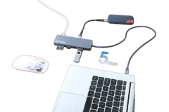 Manhattan docking USB-C 9 u 1 HDMI 4K@60Hz