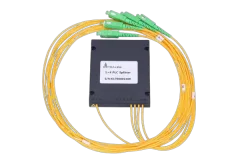 NFO Fiber Optic PLC Splitter, 1:4, ABS Module, SM, G657A1, 1,5m, SC APC