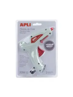 Pištolj bijeli Apli za ljepilo 20W + 2 refila premium 16668