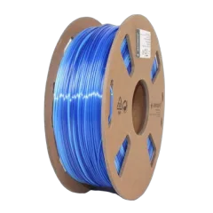 Gembird Filament, PLA Silk Ice, Ice blue dark blue, 1.75 mm, 1 kg