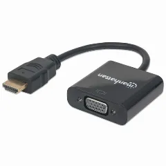 Manhattan adapter HDMI M na VGA Ž, crni