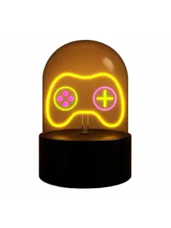 Lampa staklena kupola iTotal NEON-efekt LED rotirajuća Let’s Play XL3260
