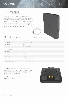 MikroTik (MTAO-LTE-5D-SQ) 5dBi Omnidirectional antenna