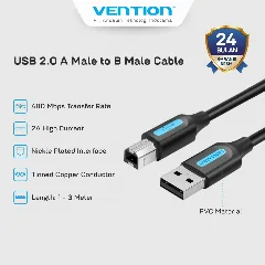 Vention Cotton Braided USB 2.0 A Male to Micro-B Male 2A Cable 1M
