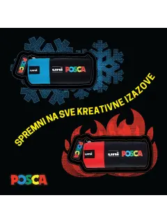 Uni Posca pernica okrugla crvena (goodies/ dodaci)