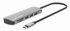 Manhattan docking USB-C 9 u 1 HDMI 4K@60Hz