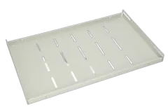 NaviaTec 19" polica za mrežni ormar, 450 mm, 1U, fiksna, bež