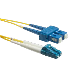 NFO Patch cord, LC UPC-SC UPC, Singlemode 9 125, G.657A2, Duplex, 3m