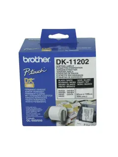 Naljepnica Brother label DK11202 62mm x 100mm 300kom