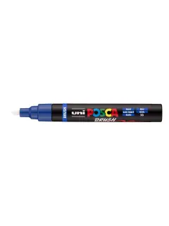 Marker Uni pc-5br brush Posca plavi