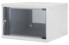 Intellinet 19" Basic Wallmount Cabinet, 6U, 400 mm Depth, Gray