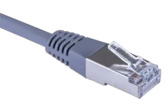 Masterlan patch cable FTP, Cat5e, 0,25m, gray