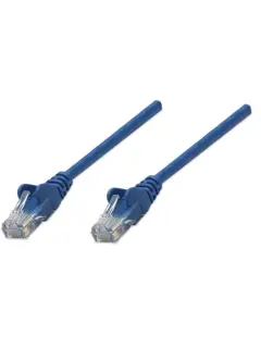 Intellinet Cat6, CCA, U/UTP, PVC,RJ45, 0.5m, plavi