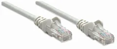 Intellinet Cat5e, CCA, U/UTP, PVC, RJ45, 20m, sivi