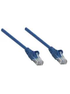 Intellinet Cat5e, CCA, U/UTP, PVC, RJ45, 1m, plavi