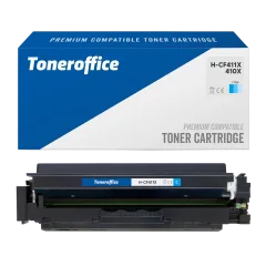 Toner Static Control HP Canon CF411X Cyan