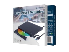 Gembird External USB DVD drive, black