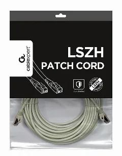 Gembird S FTP Cat.6A LSZH patch cord, grey, 20 m