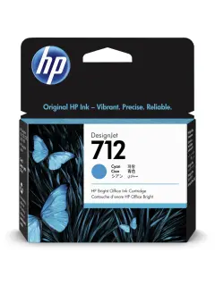 Tinta HP 3ED67A 712 cyan Design jet T630/T650/T230/T250/T650 29ml