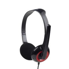 Gembird Stereo headset, glossy black