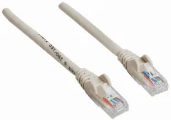 Intellinet Cat6, CCA, U/UTP, PVC, RJ45, 20m, sivi