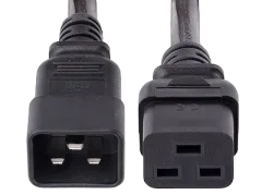 NaviaTec Power Cable - IEC C19 to IEC C20, black, 2m