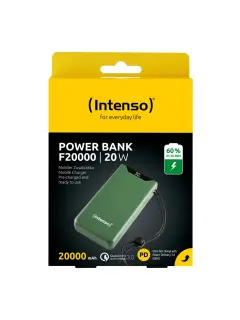 Power Bank Intenso #7332057, F20000, 20000 mAh, zeleni