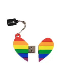 USB stick iTotal 32GB srce Love is love sortirano 16/1  XL2182