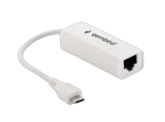 Gembird MicroUSB 2.0 LAN adapter for mobile devices