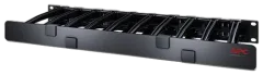 APC 1U Horizontal Cable Manager, 6" (150mm) deep, Single-Sided with cover