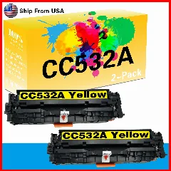 Toner Static Control HP Canon CC532A Yellow