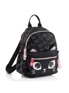 Ruksak mini Miquelrius Back2Fun 2 odjeljka kitten crni 5L MR19364