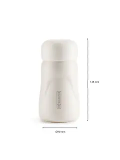 Izotermička boca Miquelrius Oval black&white 260ml bijela MR13244