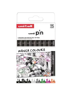 Marker Uni PIN-200 set 8P manga colours (LS)