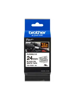 Vrpca Brother p-touch TZEFX251 24mm black/white