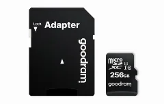 GoodRam M1AA 256 GB | Class 10 UHS I Adapter